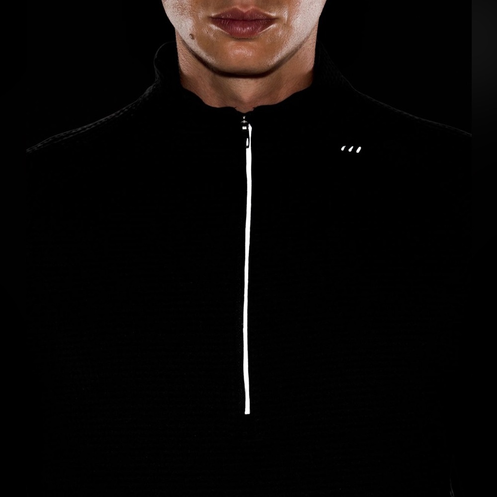 Waffle-Knit Half Zip - Picture 9 of 13